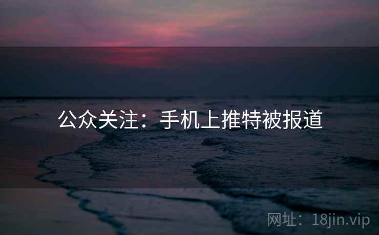 公众关注：手机上推特被报道